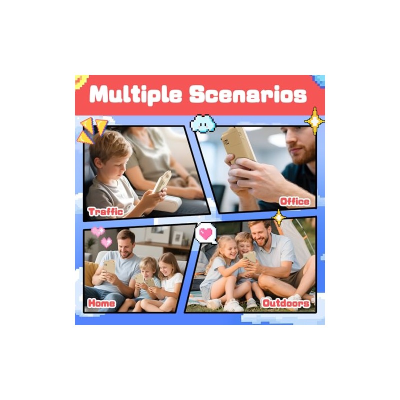 SMILESSKIDDO Super Slide Puzzle Games, Original 1000+ Challenges & 3