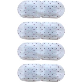 Antifaz de Vapor para Ojos 4 Piezas de Tela Púrpura para Aliviar Fatiga y Estrés Uso Diario para Relajación