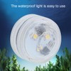 10pcs/ Set Round Waterproof LED Candle Light Submersible Remote Control(Warm