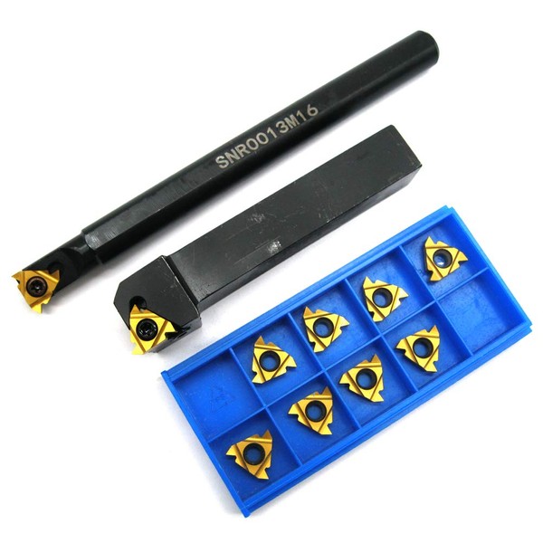 1/2" 5/8" Boring Bar SNR0013M16+SER1616H16 Lathe Internal Threading Inserts Turning