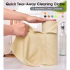 KitchLife Microfiber Cleaning Cloth Roll - Tear-Away Reusable Microfiber Paper