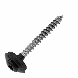 TX20 Spengler Screws Stainless Steel A2 with EPDM Sealing Washer Pack of 100 (4.5 x 60 mm - Anthracite - Pack of 100)