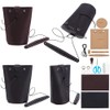 FREEBLOSS 2set Leather Tote Bag Making Kit with Bag Templete