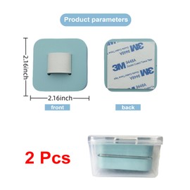 FINDAMAZE Glasses Storage 2 Pack Short Sunglasses Organizer Wall Mounted Glasses Stand/Glasses Holder for Hanging Glasses Glasses Display Blue