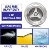 2-1/2" NPT Stainless Steel Spring Check Valve, WOG1000 NPT Thread