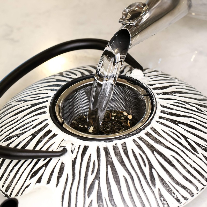 Frieling Shimauma Cast Iron Teapot with Stainless Steel Infuser, 34