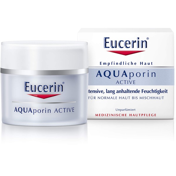 Eucerin AQUAporin ACTIVE normale Haut bis Mischhaut Creme, 50 ml