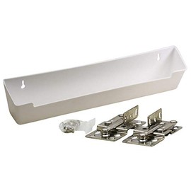 H. Bowes Sink Front Tip-Out Tray (for 15" Wide Space, 14-3/4" Tray Size, White)