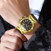 Lige Men Quartz Watch Big Dial Luminous Date 5ATM Waterproof