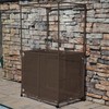 Essentially Yours Pool Equipment Holder with Towel Drying Bars, Mesh