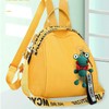 MZHRUIKAN Crochet Plush Keychain Cartoon Frog keychain Cute keychains for