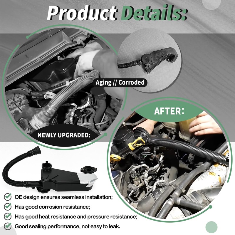 Xxamz Air Oil Separator Filter Assembly Compatible With 2023-2024 Ford