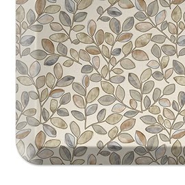 GelPro Designer Comfort Cushioned Anti-Fatigue Standing Kitchen Floor Mat, Padded Stain-Resistant, Waterproof, Non-Slip Comfort Padded Desk/Office Mat - Orchard Almond Kitchen Mat 20x48