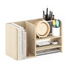 Furinno Hermite Wood Desktop Book and Home Office Supplies Storage