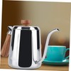 CIYODO Gooseneck Coffee Kettle with Wooden Handle Stainless Steel Drip