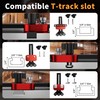 YOZYU Thin Rip Table Saw Jig - 3 Pulleys Thin