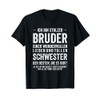Birthday Gift Funny Ich bin Stolzer Bruder Sister T-Shirt