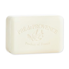 Pre de Provence Artisanal Soap Bar, Enriched with Organic Shea Butter, Natural French Skincare, Quad Milled for Rich Smooth Lather, 8.8 Ounce, Milk