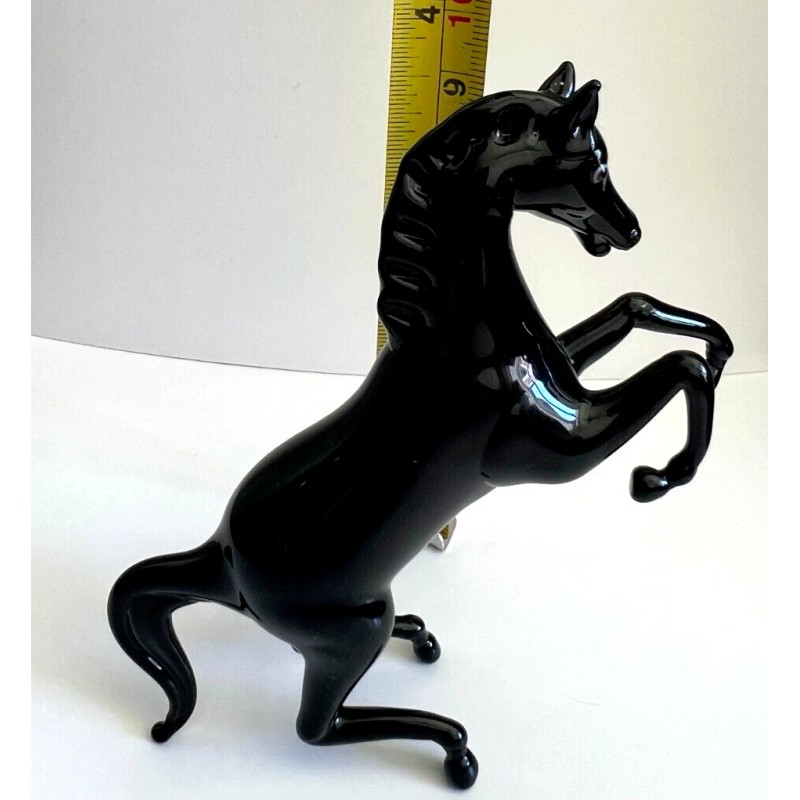 Murano Glass, 4 1/2 inches, Handcrafted Unique Standing Arabian Horse
