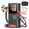 CS02 6250A Peak Jump Starter with Air Compressor, 12000mAh Battery