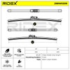 RIDEX Windscreen Wiper Set with Spoiler Front Wiper Blade Design: