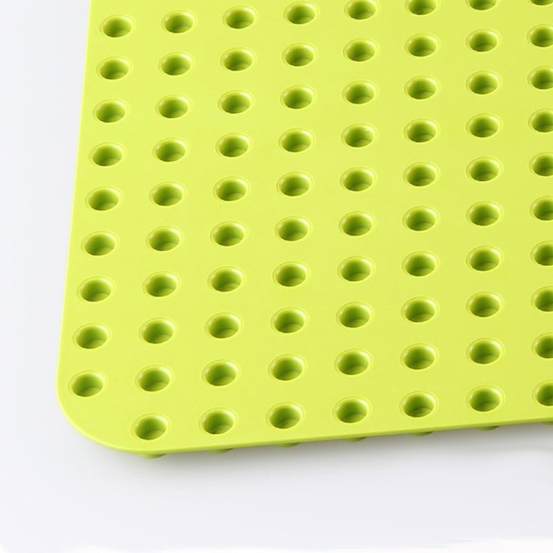 2 Baseplates for Large Blocks, Baseboard Compatible with Duplo &