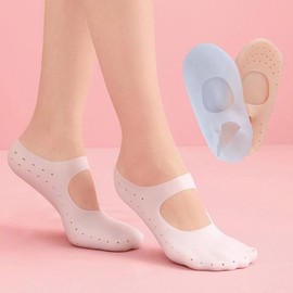 [Out_64] Foot Callus Care Stretch All Moisturizing Socks 2 Colors - Skin_FREE(Large)／FREE / [아우트_64]발바닥 각질 케어 신축성 올 보습 양말 2색상 - 스킨_FREE(대)／FREE