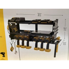Permasteel NEW IN BOX PERMA STEEL HEAVY DUTY HANGING POWER TOOL ORGANIZER WITH POWER STRIP