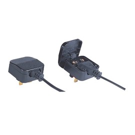 Eagle 5 A 2 Pole Euro Plug to 3 Pin UK Plug Fused Converter Plug