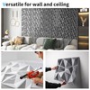 Art3d 3D Diamond Design Paneling for Interior Decor, Living Room,