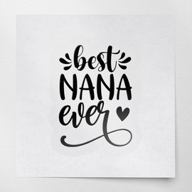 ANGDEST CLUB Decal Stickers of Best Nana Ever (Black) Premium Waterproof Vinyl Decal Stickers for Laptop Phone Accessory Helmet Car Window Mug Tuber Cup Door Wall Decoration ANDSKUSe26835BL070722