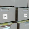 Chinco 50 Pack Clear Adhesive Pockets, Labels for Storage Bins,