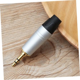 Parliky 1pcs Gold Plated Audio Adapter for Headset Extension and Car Aux High Clarity Audio Connector for Mobile Phones Laptops and Headphones Soldering Plug for Stereo Sound Quality