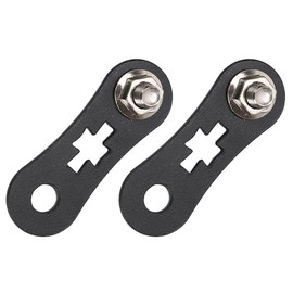 KACEPAR Gas Tank Lift Risers, Iron Black Gas Tank Lift Risers, Compatible with Harley Sportster Nightster Iron 883 XL883 XL1200 48 72 All Model 1995+