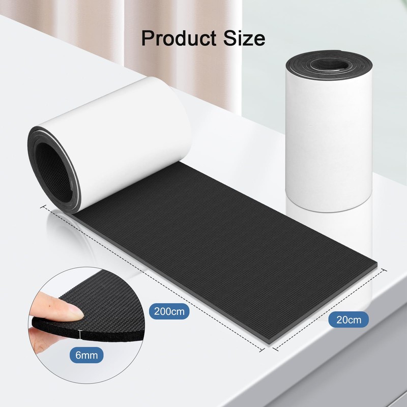 AiQInu Garage Wall Protector 20cm x 2m x 6mm Foam