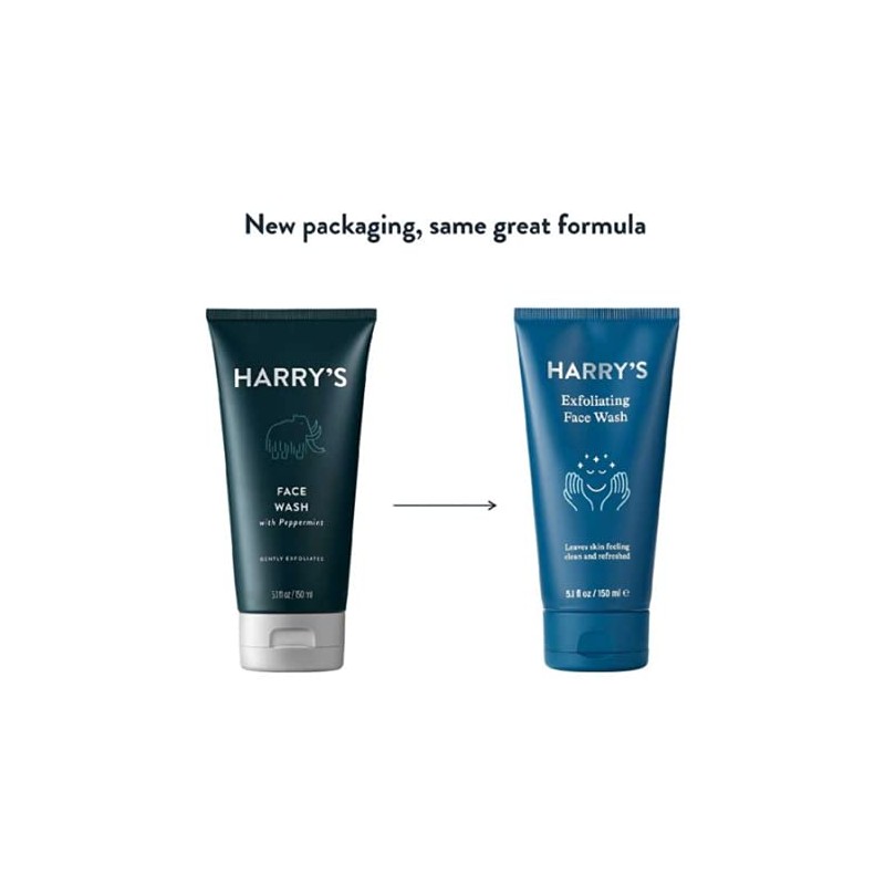 Harrys Mens Daily Face Wash 5.1 oz