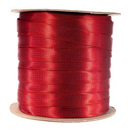 Paracord Planet Tubular Webbing 1 Inches – Heavy Duty Nylon/Rescue Harnesses Work Great for Outdoors (1 Yard - Red)