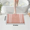 Tyrot Bathroom Rugs Non Slip Washable 24x17, Ultra Soft Super
