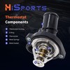 HiSport Engine Coolant Thermostat Housing Assembly - Compatible with Ford