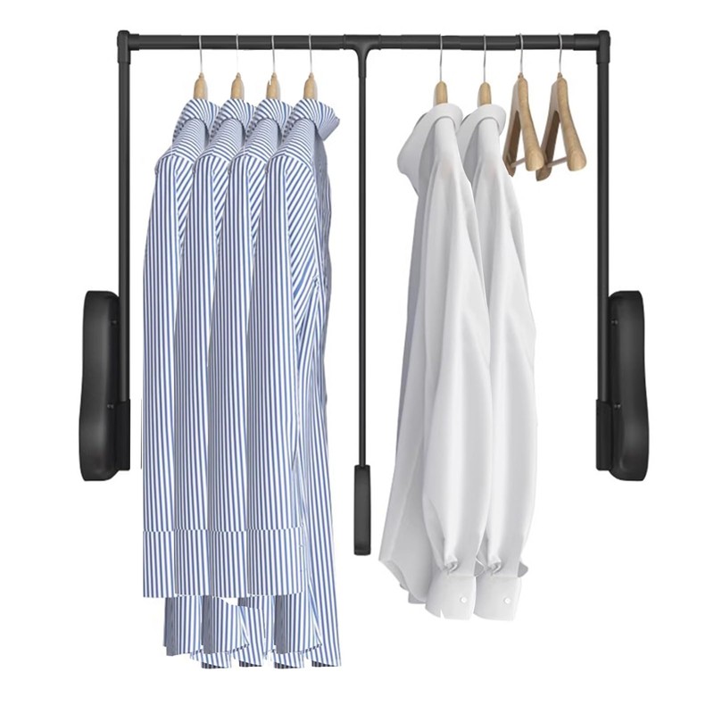 Pull Down Closet Rod for Hanging Clothes, Wardrobe Lift Rail