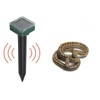 4Pcs Solar Powered Rodent Repeller Rectangular Waterproof Ultrasonic Breeding Snake