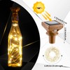 Tuanse 18 Pcs Solar Bottle Lights, 20 LEDs Waterproof Copper