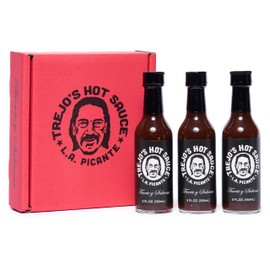 Trejo's All-Natural Hot Sauce, 3-Pack (5 oz. Bottles) Medium Heat Made From a Blend of Peppers, Zero Calories, Non-GMO