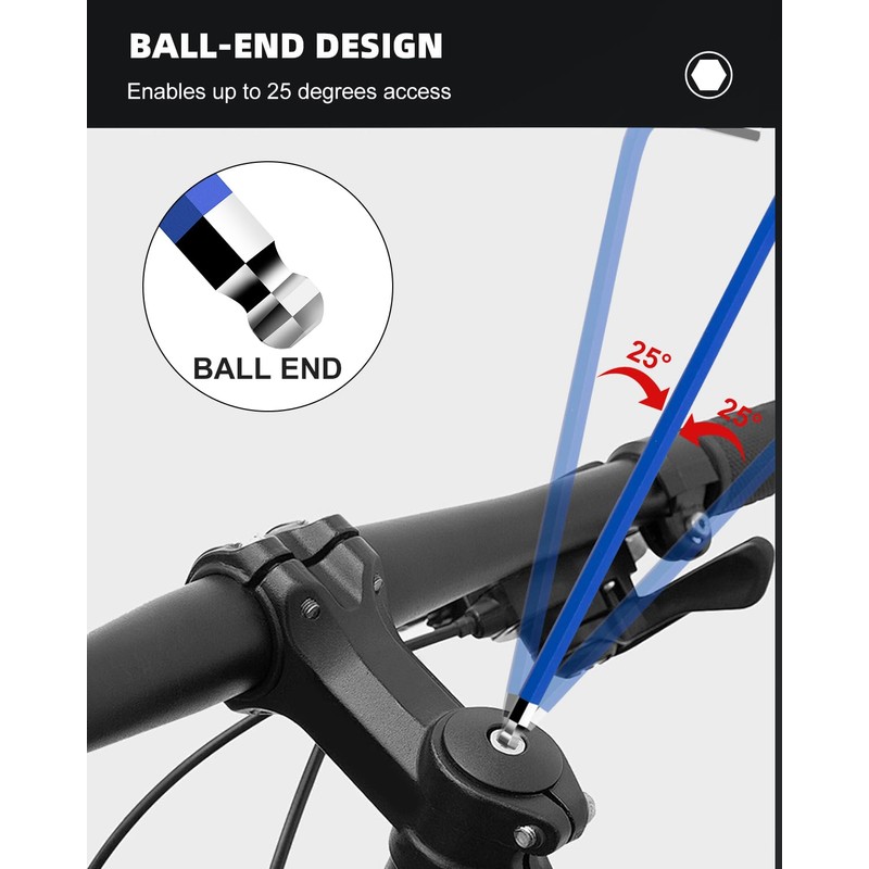 ROTATION 14pc Jumbo Hex Key Set (Metric)