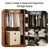 2 Pack Discreet Lockable Storage Organizer with Combination Locks, 15
