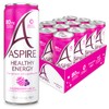 ASPIRE® Raspberry Acai, Healthy Energy Drink 80mg Natural Caffeine, Zero
