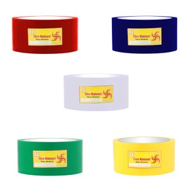 TREEMAISON Vastu All Color Tape | 2 Inch Width, 20 Meter Length | Vastu Remedy for Toilet Correction, Zone Balancing & Main Door Correction | Pack of 5