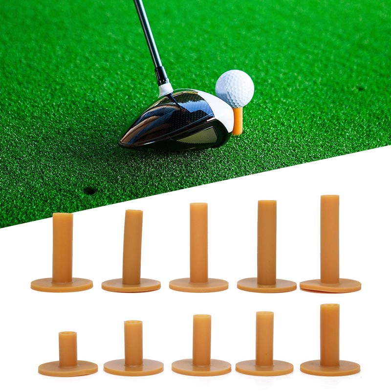 Rubber Golf Tees, Durable Golf Trainer Aid Tool, Driving Range