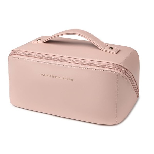 zaleeta Travel Makeup Bag, Large Capacity Cosmetic Organizer Bags for