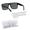 LYZOIT Photochromic Square Sunglasses for Men Women Polarized Oversized Big